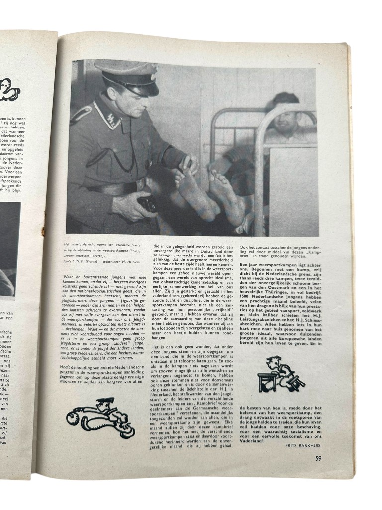Original WWII Dutch Nationale Jeugdstorm 'De Stormmeeuw' magazine - Image 5