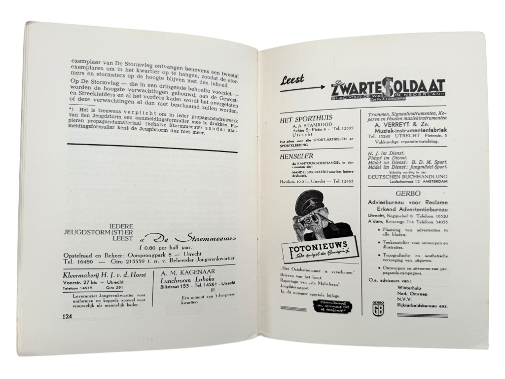 Original WWII Dutch Nationale Jeugdstorm service regulation booklet - Image 7