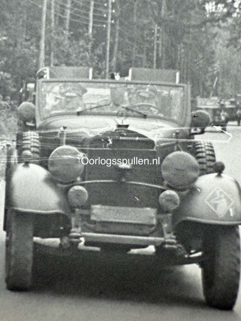 Original WWII German unpublished photographic positive 'Hitler arriving at the Wolfsschanze'