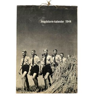 Original WWII Dutch Nationale Jeugdstorm kalender 1944