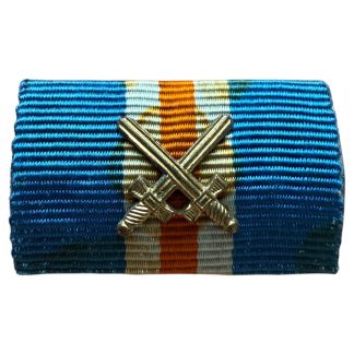 Original WWII Dutch NSB 'Mussert Kruis' medal ribbon bar