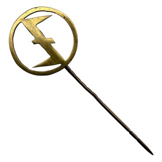 Original WWII Dutch NSB 'Wolfsangel' stickpin