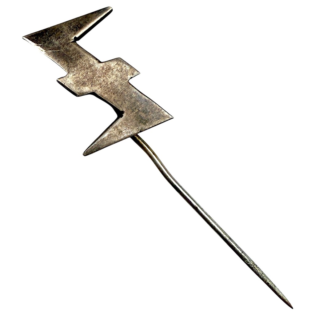 Original WWII Dutch NSB 'Wolfsangel' stickpin