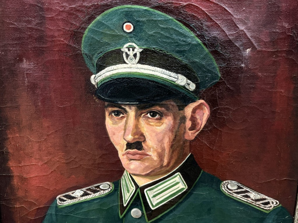 Original WWII German Ordnungspolizei 'Obermeister' painting