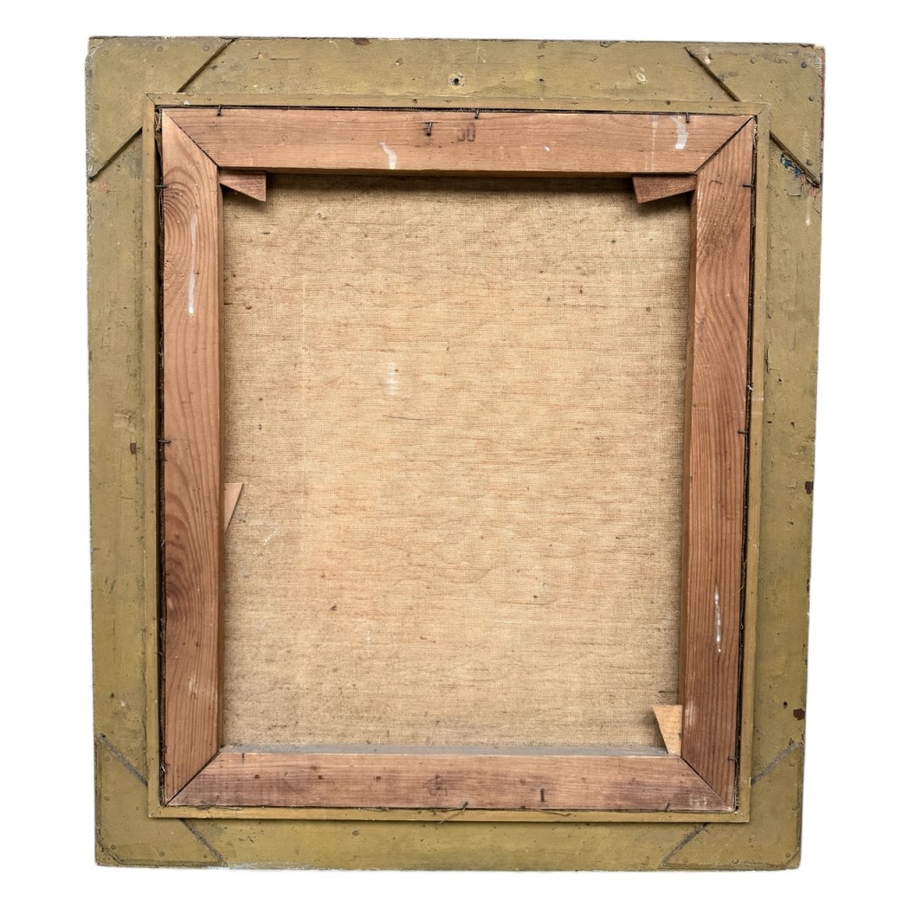 Original WWII German Ordnungspolizei 'Obermeister' painting