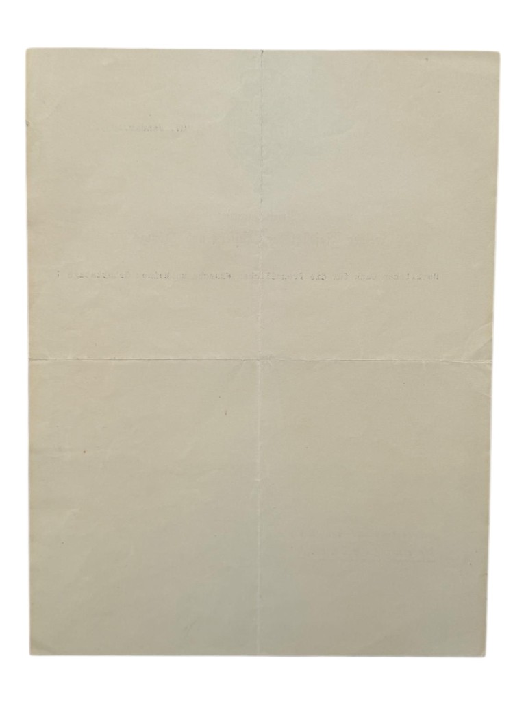 Originaler handschriftlich signierter Brief von Kaiser Wilhelm II aus dem Jahr 1935, aus Huis Doorn, Niederlande. Gedrucktes Brieftelegramm mit kaiserlichem Wappen, eigenhändige Signatur „Wilhelm“ des letzten Deutschen Kaisers und Königs von Preußen. Seltenes historisches Autograph aus dem Exil, bedeutendes Sammlerstück für Kaiser-Wilhelm-II-, Deutsches Kaiserreich- und Monarchie-Sammler.