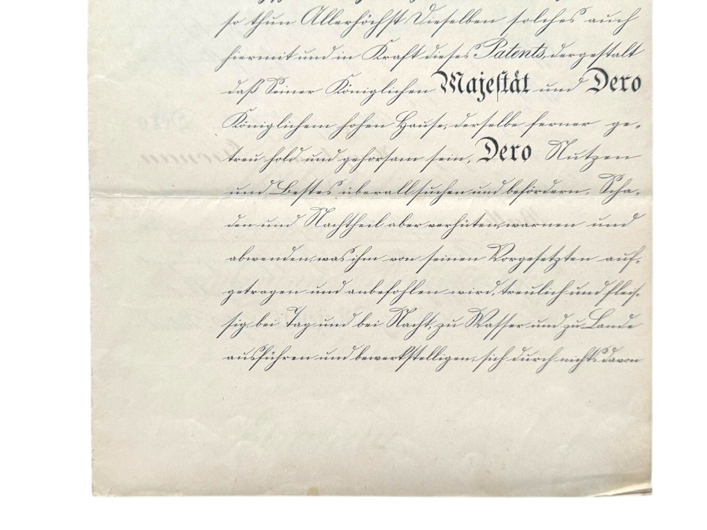 Original 1891 Prussian military certificate – hand-signed by Kaiser Wilhelm II - Image 7