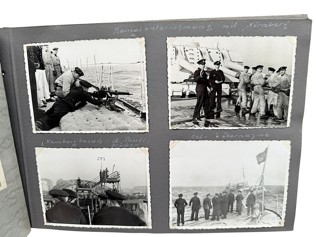 Original WWII German Kriegsmarine photo album - Image 41