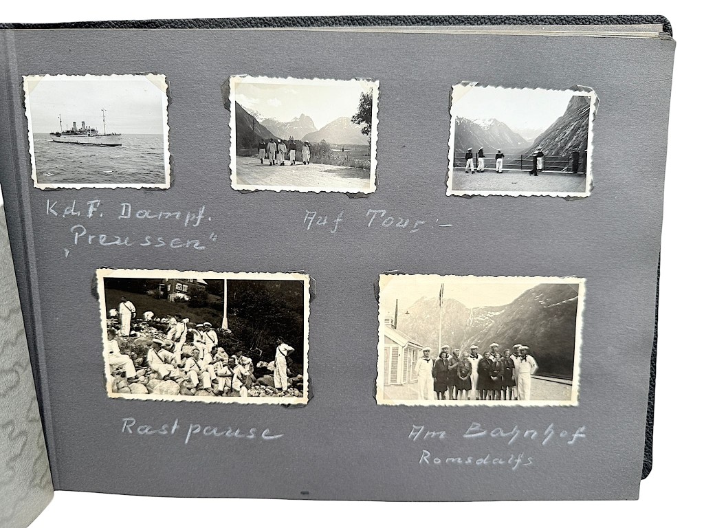 Original WWII German Kriegsmarine photo album - Image 36