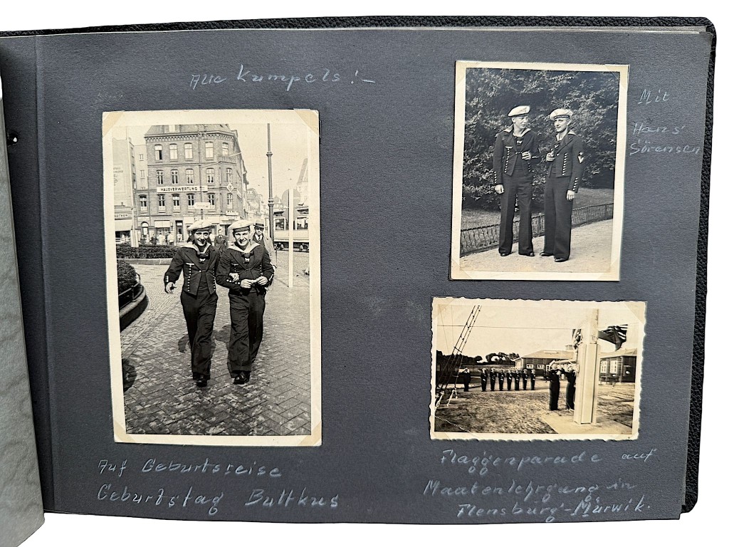 Original WWII German Kriegsmarine photo album - Image 32