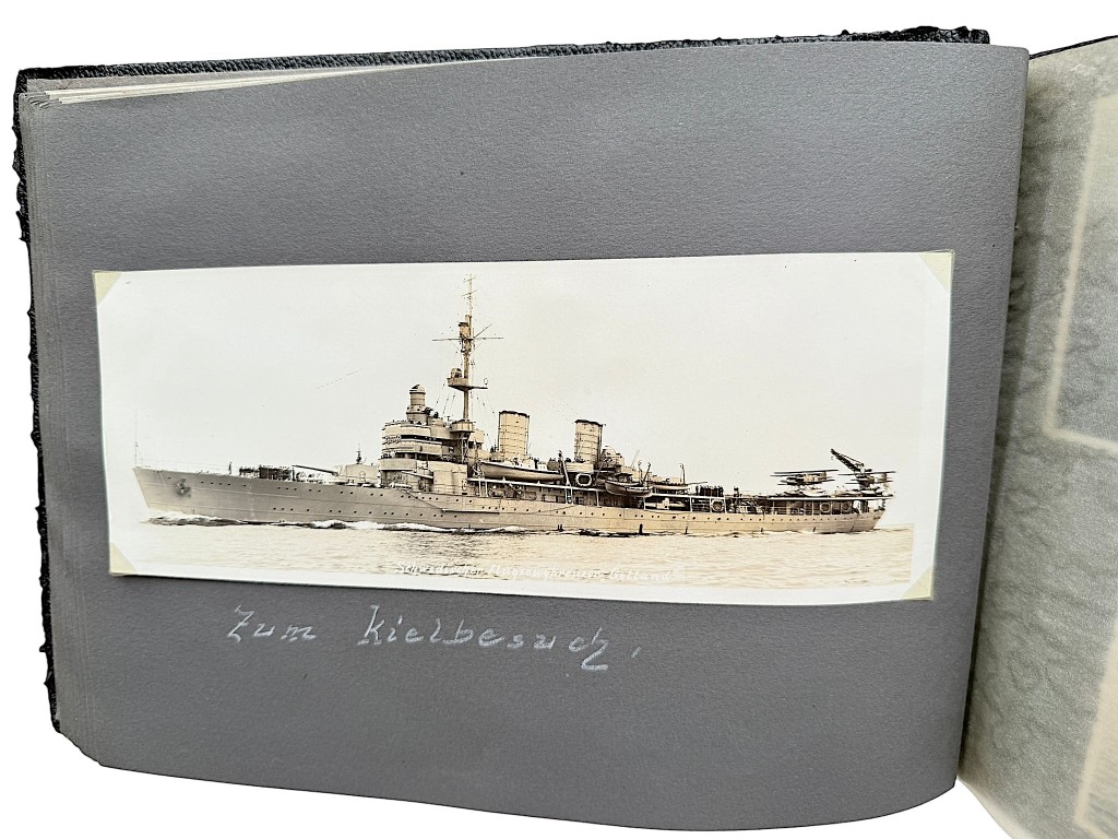 Original WWII German Kriegsmarine photo album - Image 9
