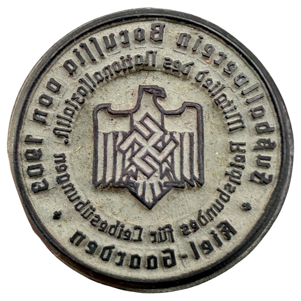 Original WWII German 'football club of Fussballverein Borussia von 1903 – Kiel Gaarden' stamp