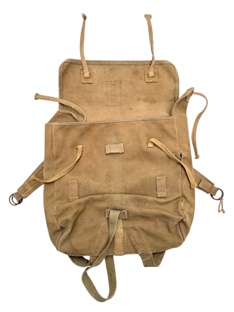 Original WWII Japanese army rare canvas backpack
