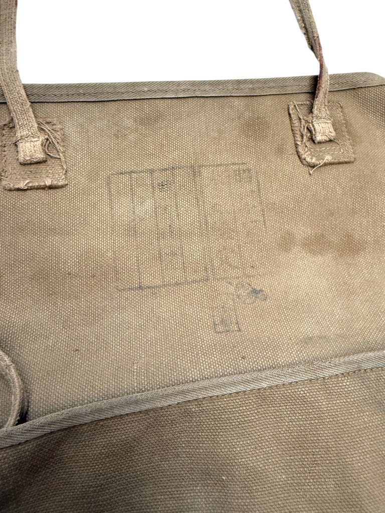 Original WWII Japanese army rare canvas backpack