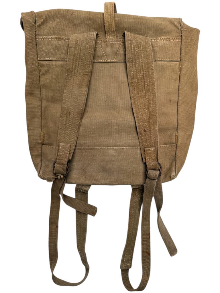 Original WWII Japanese army rare canvas backpack