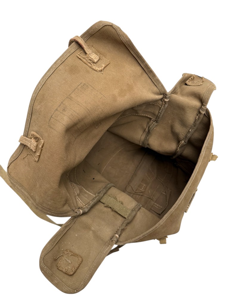 Original WWII Japanese army rare canvas backpack
