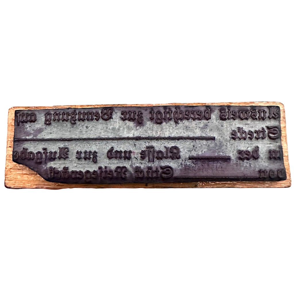 Original WWII German 'Ausweis' stamp