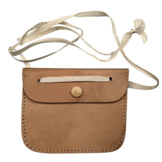 Original WWII German leather Erkennungsmarke pouch