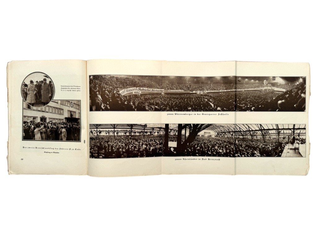 Original 1932 German brochure 'Hitler über Deutschland'