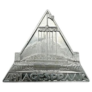 Original 1939 Dutch NSB 'Hagespraak' pin - National-Socialist Movement in the Netherlands