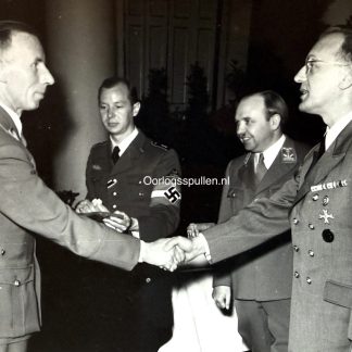 Original WWII Dutch photo of Seyss-Inquart and Fritz Schmidt