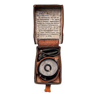 Original WWII German element tester (Elementprüfer) in pouch