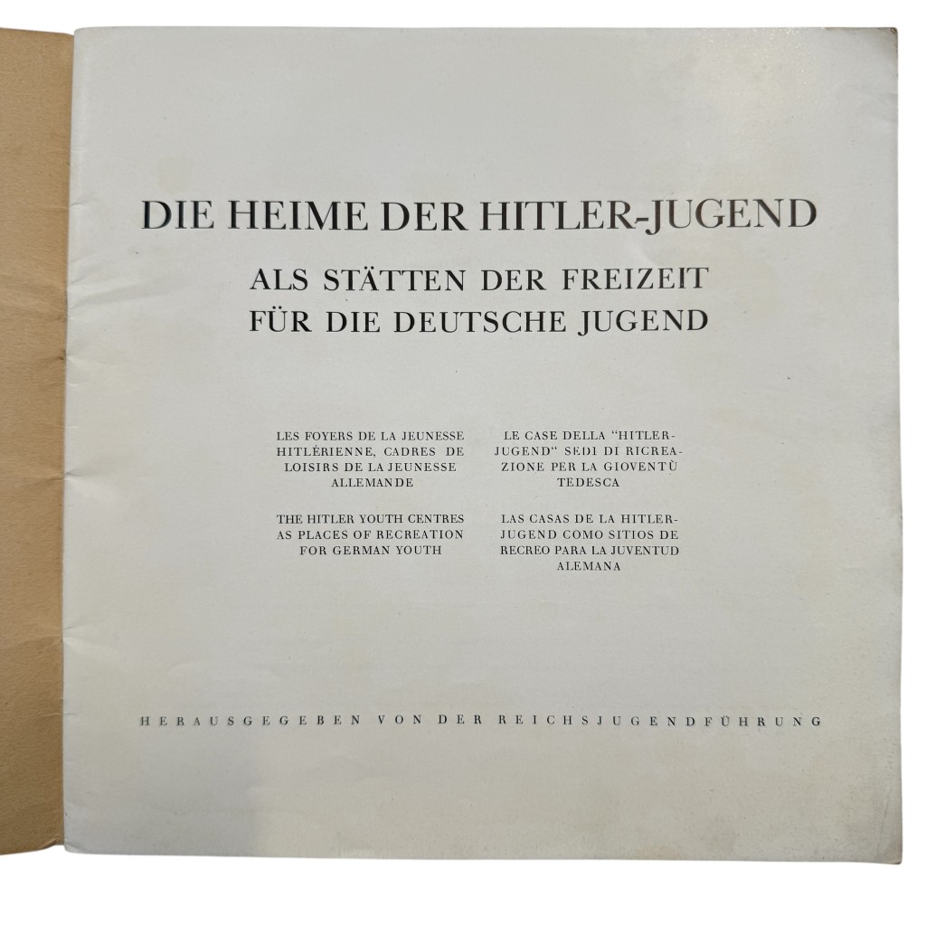 Original WWII German Hitlerjugend brochure 'Die Heime der Hitler-Jugend' - Image 2
