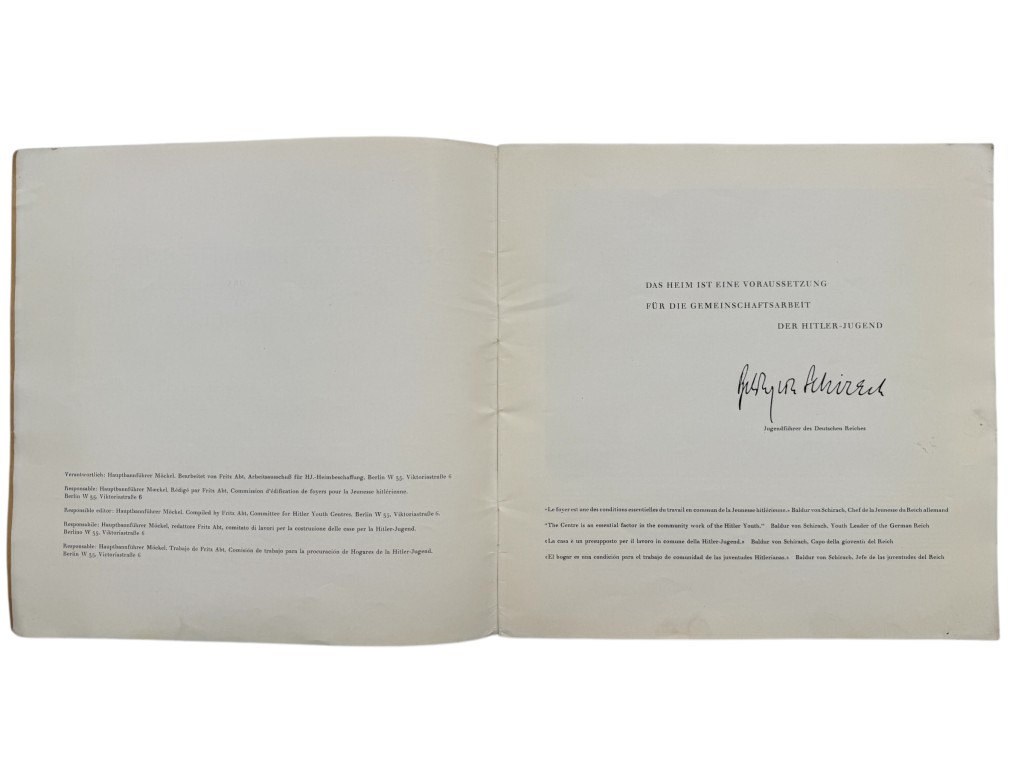Original WWII German Hitlerjugend brochure 'Die Heime der Hitler-Jugend' - Image 3