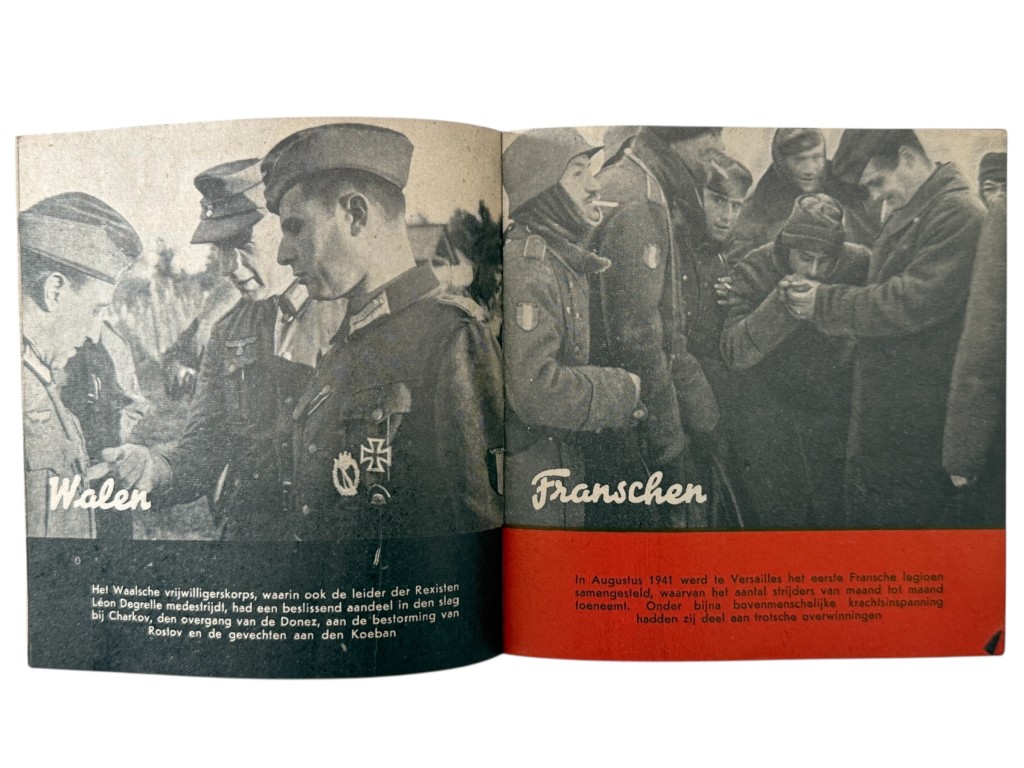 Original WWII Dutch SS brochure 'Europa maakt front'