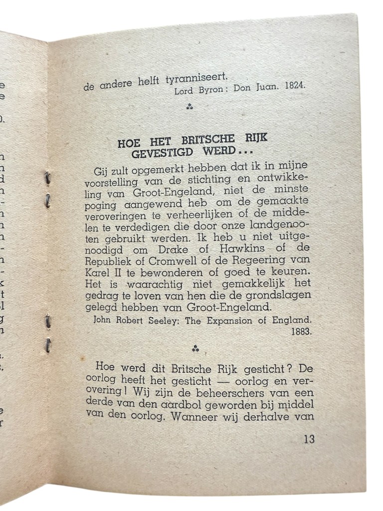Original WWII Flemish collaboration brochure 'Engeland ontmaskert zich zelf!' - Image 4