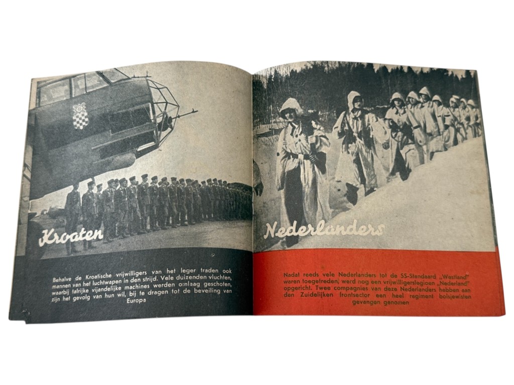 Original WWII Dutch SS brochure 'Europa maakt front'