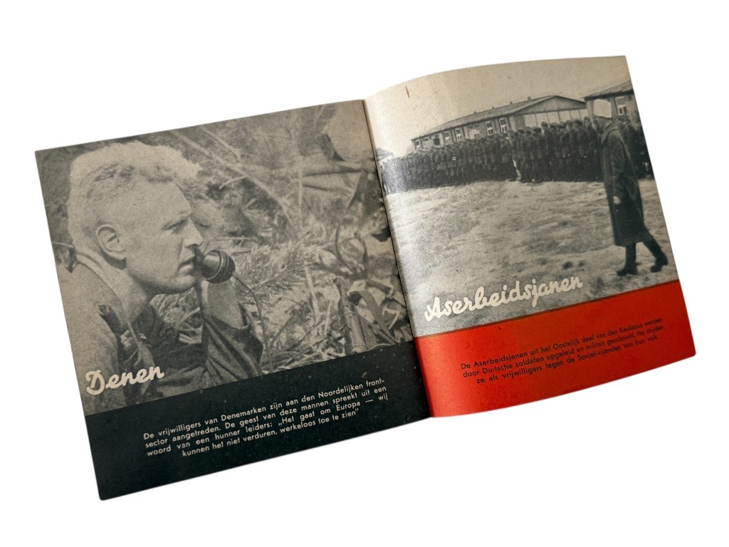 Original WWII Dutch SS brochure 'Europa maakt front' - Image 7
