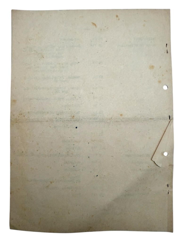 Original WWII Dutch N.B.S. list with names of collaborators in Amsterdam-West - Image 12