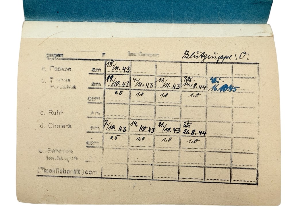 Original WWII German DRK Verwendungsbuch Lößnitz - Image 13