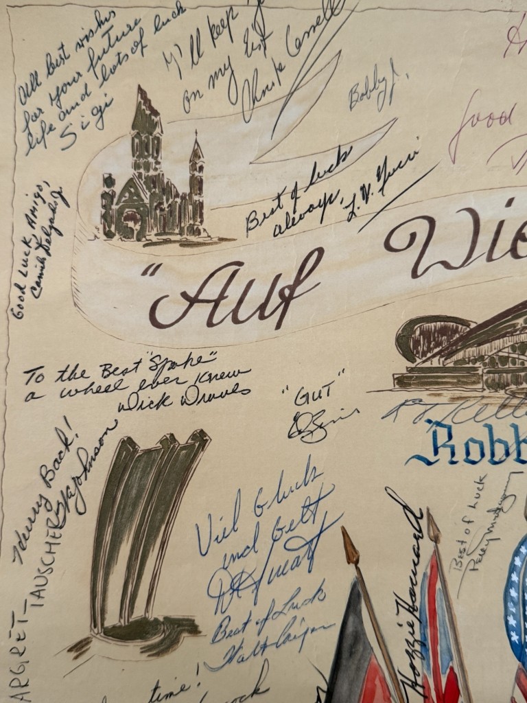 Original Cold War era Berlin Wall citation US soldier