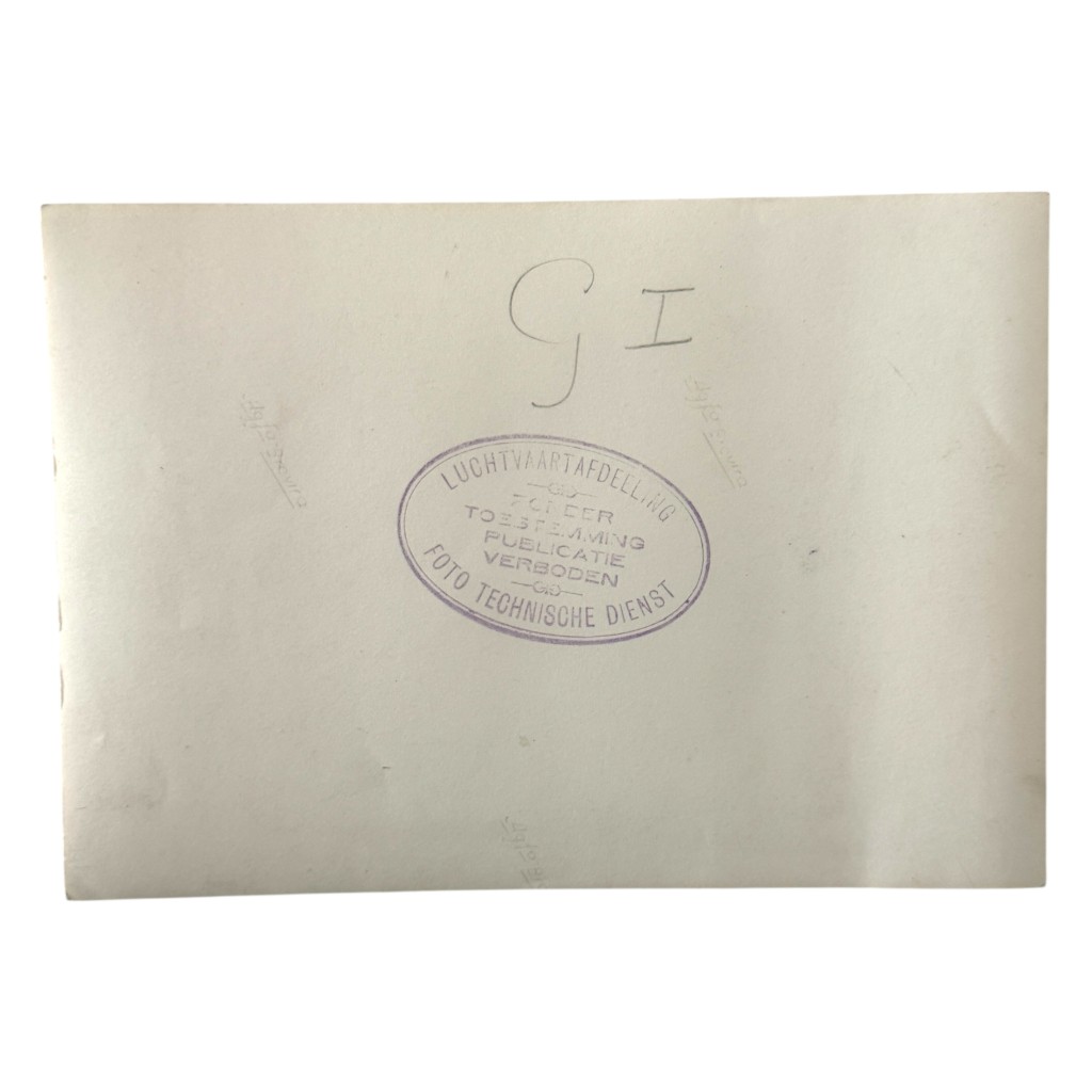 Original Pre 1940 Dutch Air Force photo 'Fokker G1'