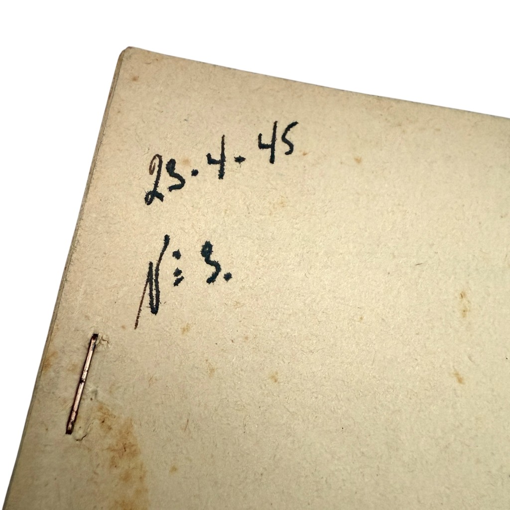 Original WWII Dutch N.B.S. list with names of collaborators in Amsterdam-West - Image 2