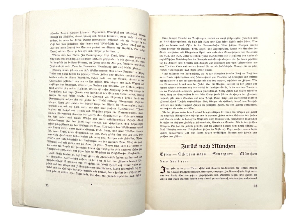Original 1932 German brochure 'Hitler über Deutschland' - Image 5