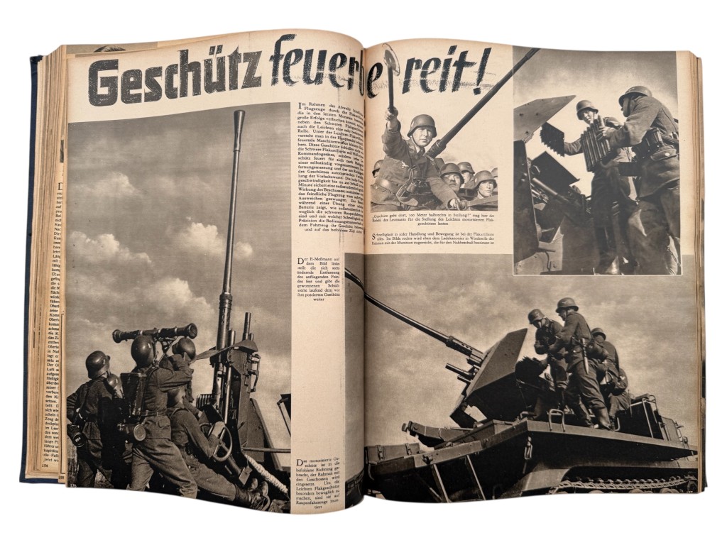 Original WWII German 'Der Adler' 1941 year bound volume