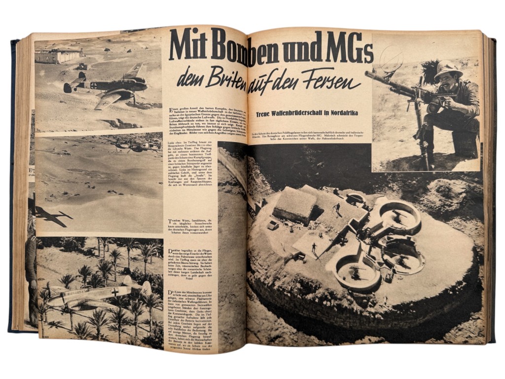 Original WWII German 'Der Adler' 1941 year bound volume