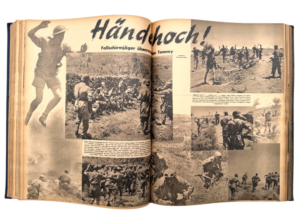 Original WWII German 'Der Adler' 1941 year bound volume