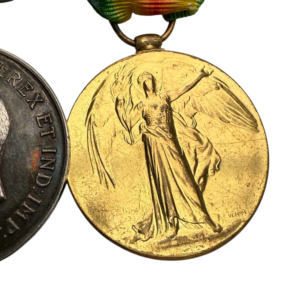 Original WW1 British medal set J.H. Corfield