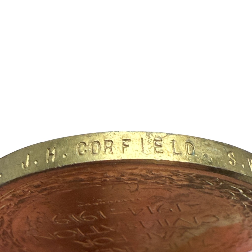 Original WW1 British medal set J.H. Corfield