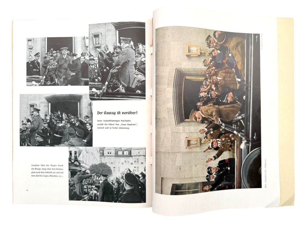 Original WWII German NSDAP book 'Der Führer in Weimar 1925–1938' - Image 14