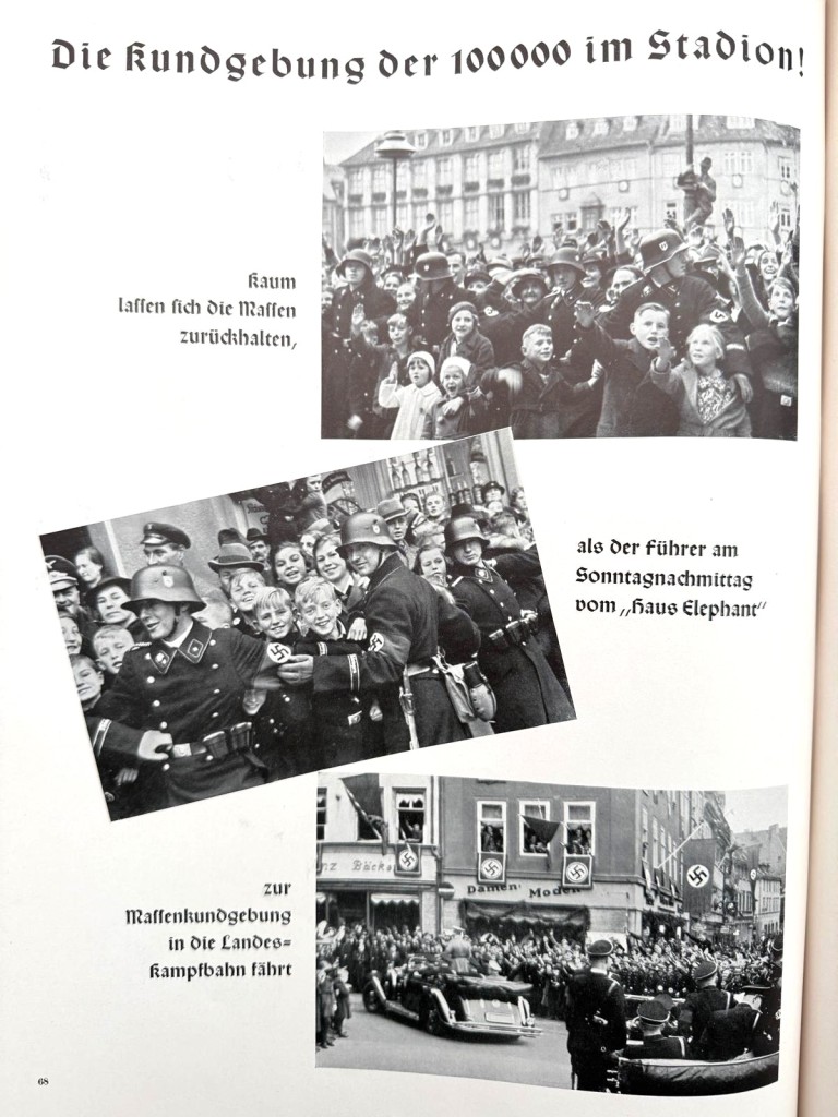 Original WWII German NSDAP book 'Der Führer in Weimar 1925–1938' - Image 10
