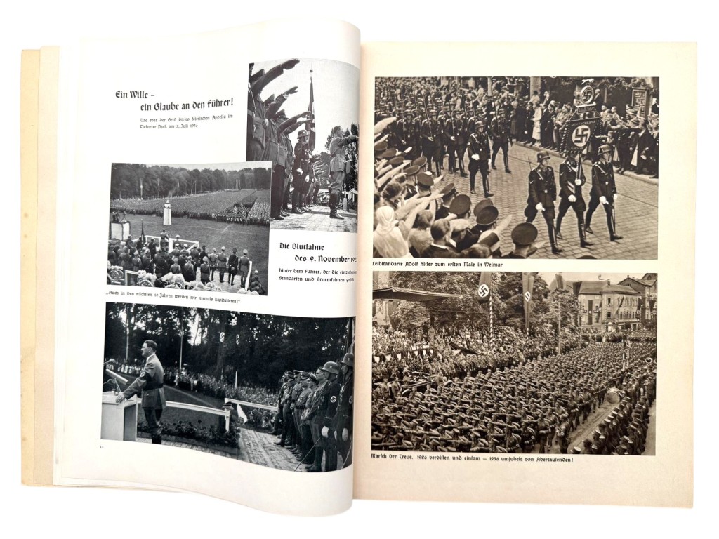 Original WWII German NSDAP book 'Der Führer in Weimar 1925–1938' - Image 11