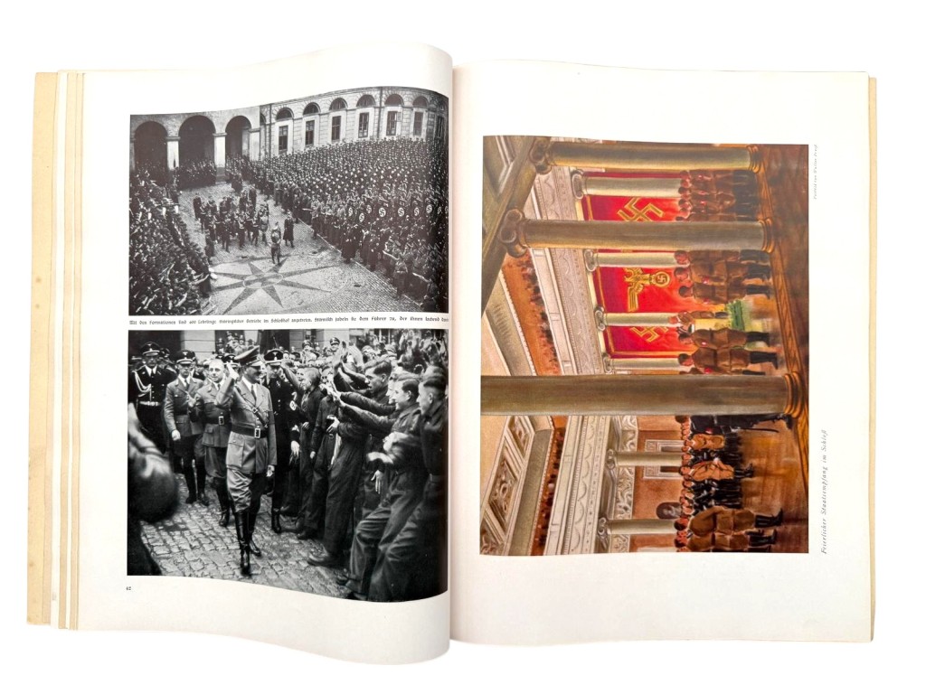Original WWII German NSDAP book 'Der Führer in Weimar 1925–1938' - Image 13