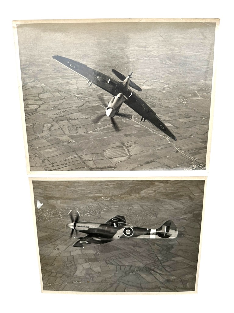 Original WWII British Royal Air Force (RAF) Spitfire photos