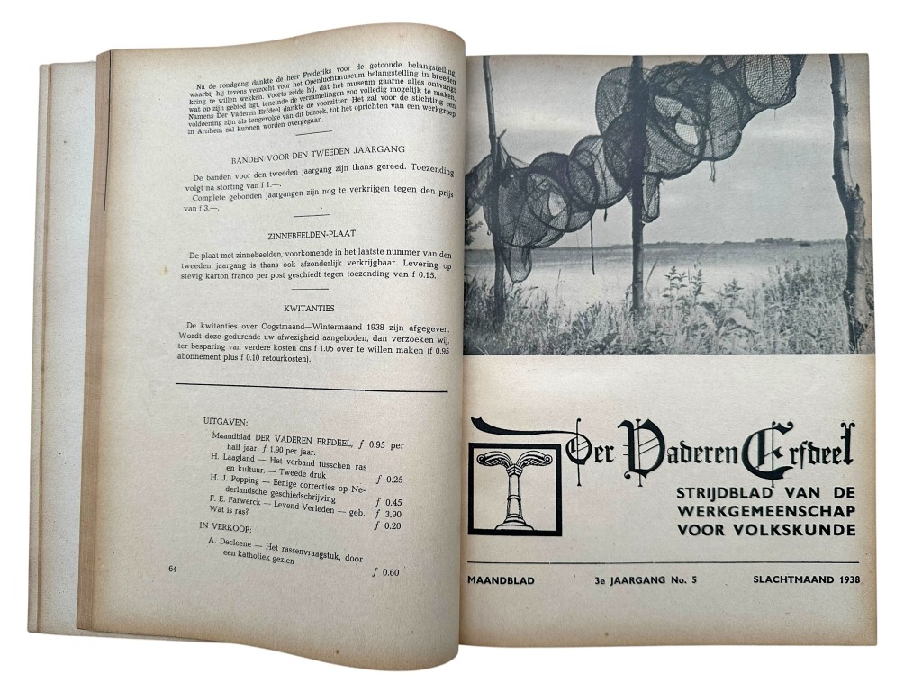 Original 1938/39 Dutch NSB 'Der Vaderen Erfdeel' - Image 5