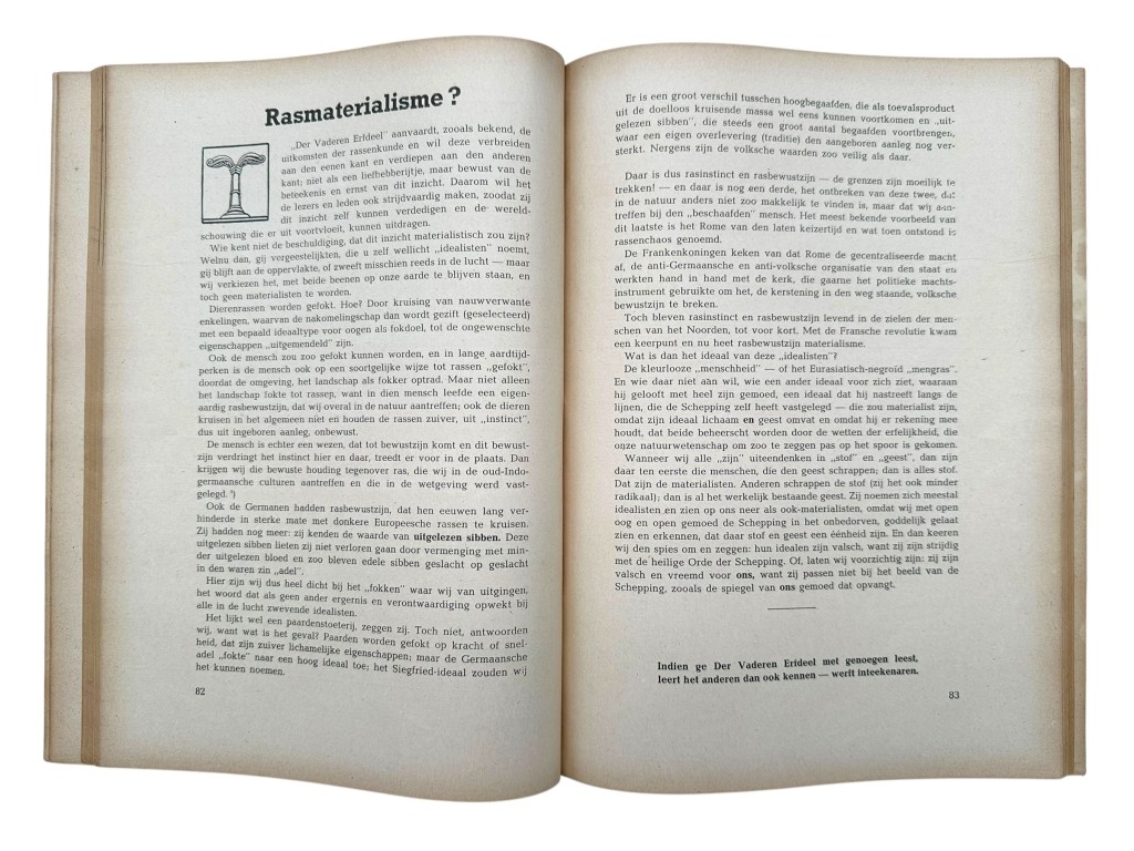 Original 1938/39 Dutch NSB 'Der Vaderen Erfdeel' - Image 8